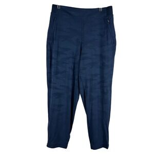 Athleta Women's‎ Jogger Navy Blue Camo Brooklyn Heights High Rise Pants Size 8P